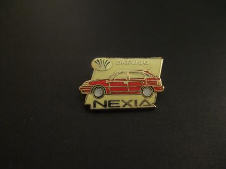 Daewoo Nexia rood model witte achtergrond